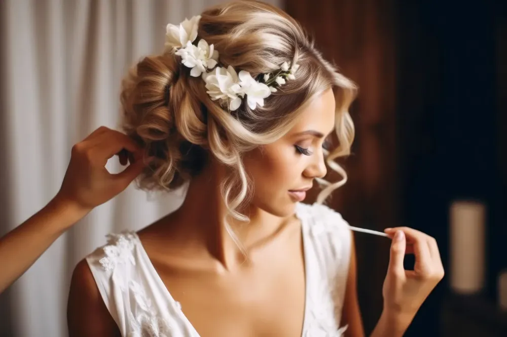 Coiffure mariage près de Hillion