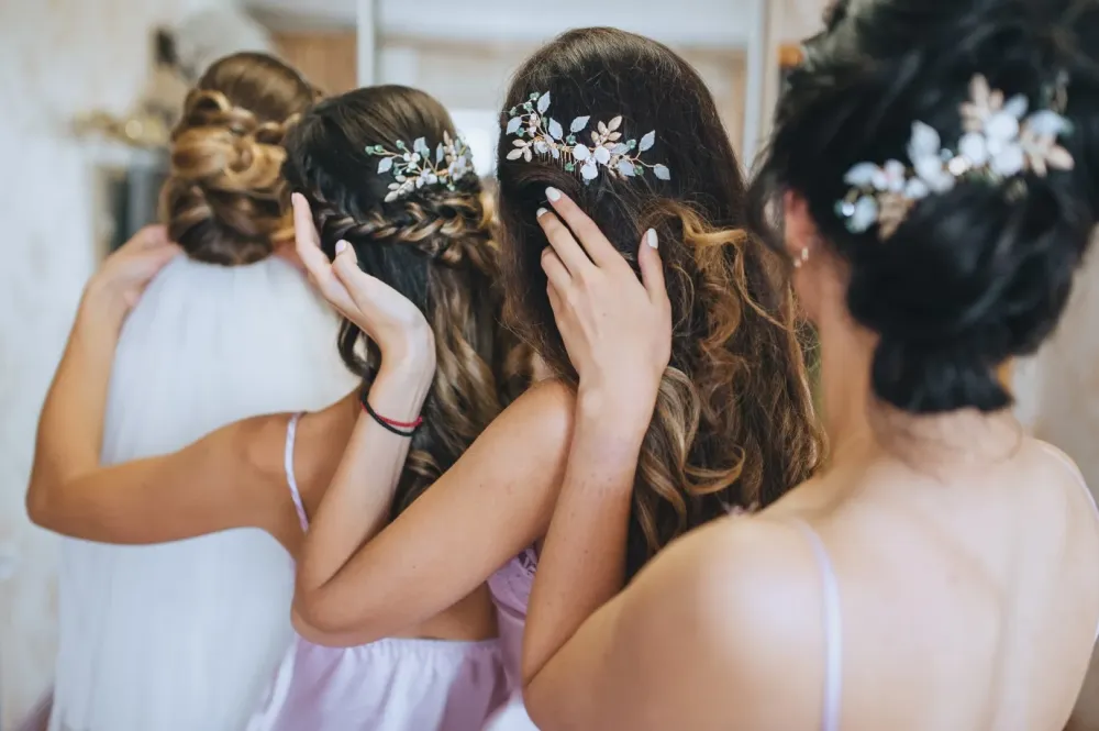 coiffure mariée, demoiselle d'honeurwebp